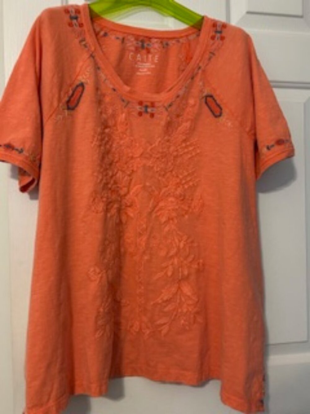 Caite Sadie top Canyon Clay top Sz S